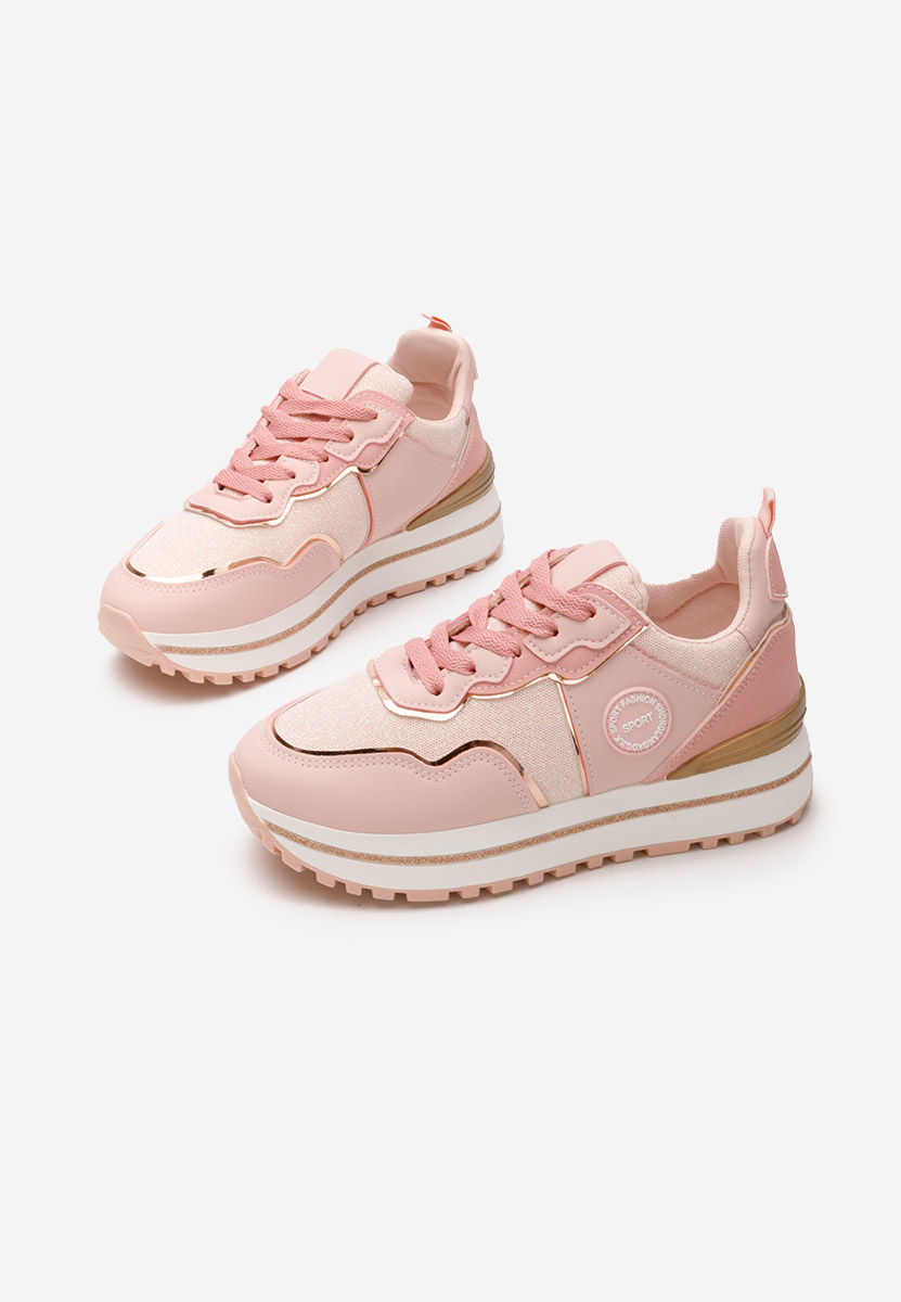 Sneakers con zeppa Dessie rosa