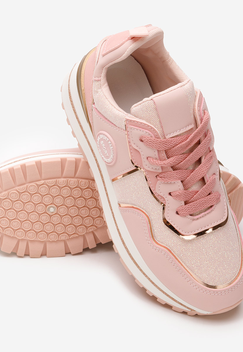 Sneakers con zeppa Dessie rosa