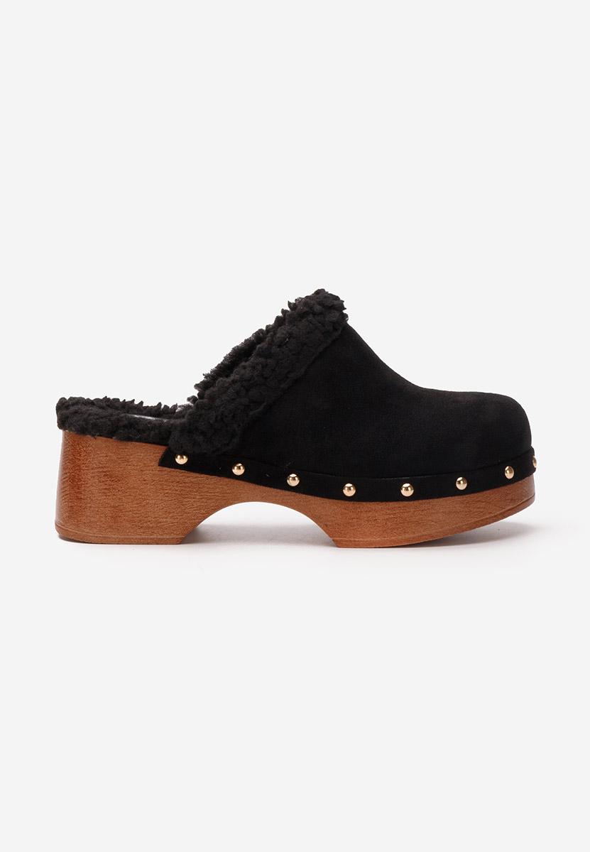 Zoccoli con tacco Nancie nero