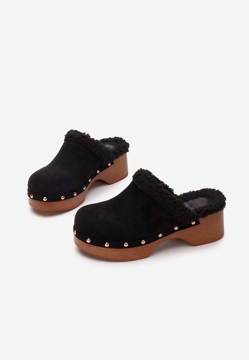 Zoccoli con tacco Nancie nero
