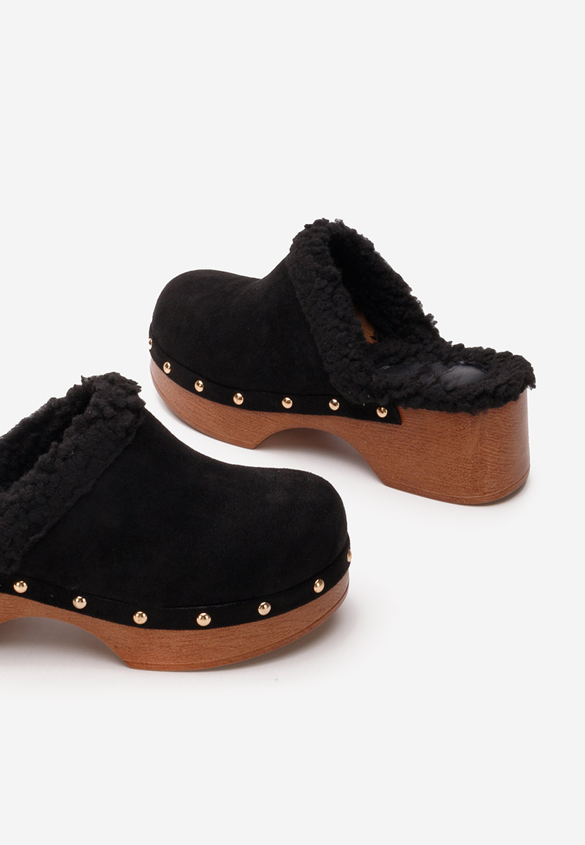 Zoccoli con tacco Nancie nero