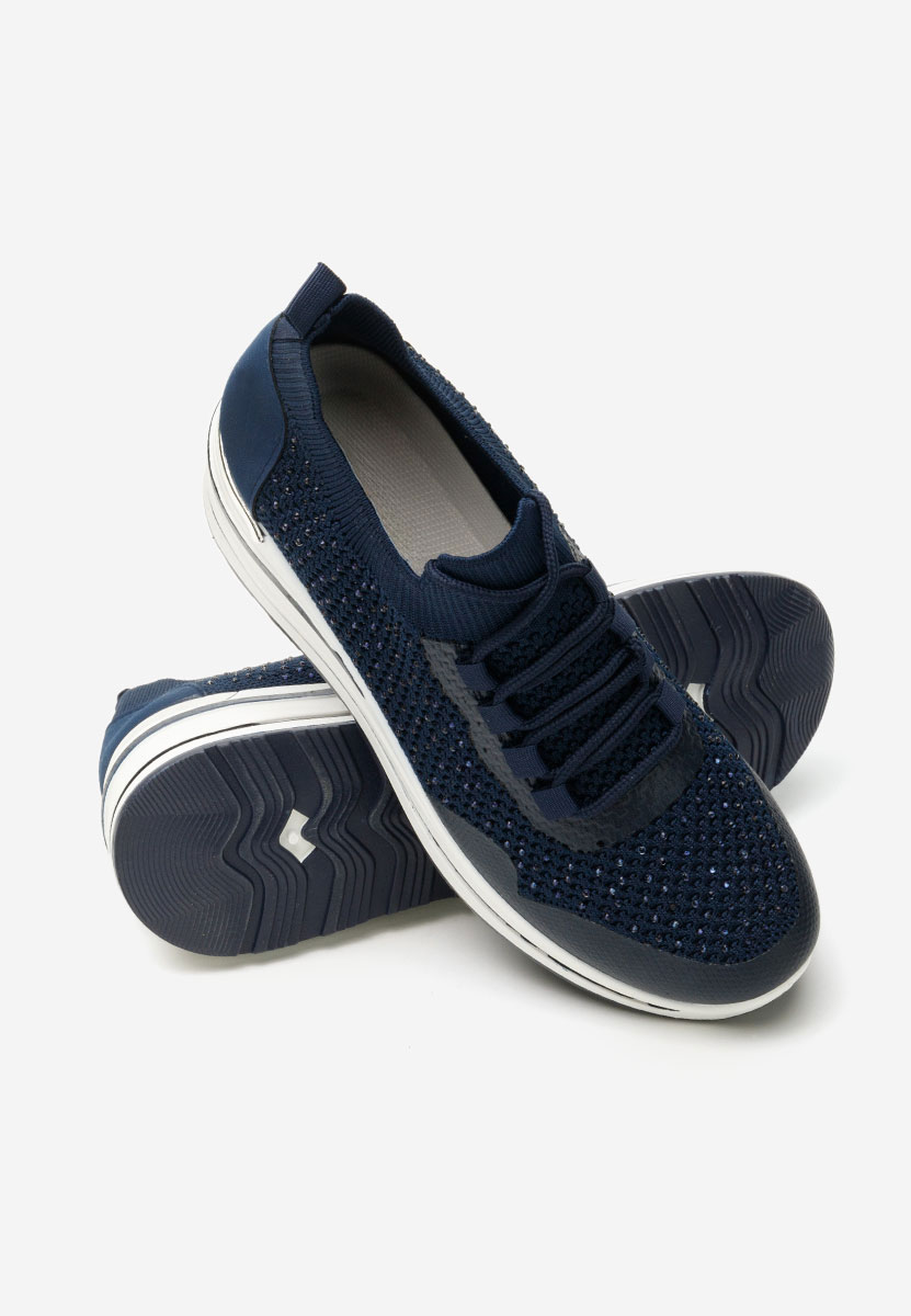 Sneakers con zeppa Gladise blu marine