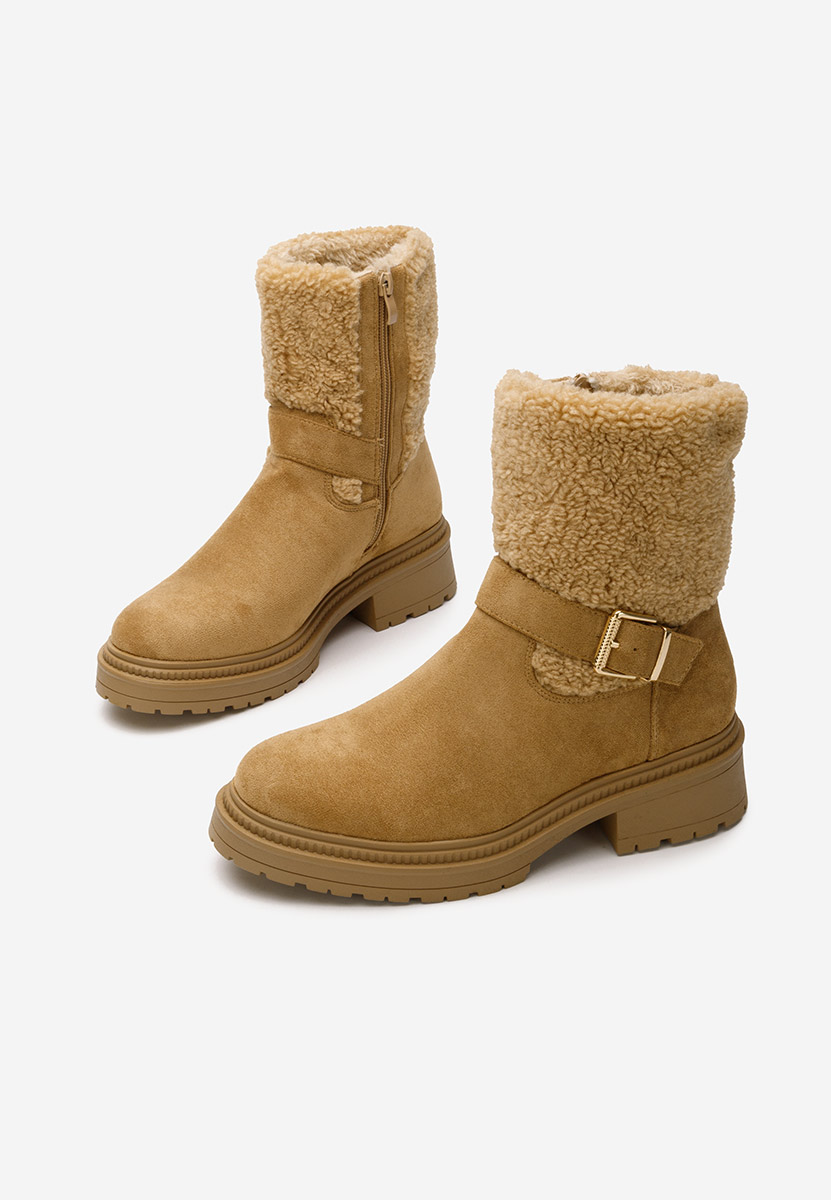 Stivaletti invernali donna Sherill camel