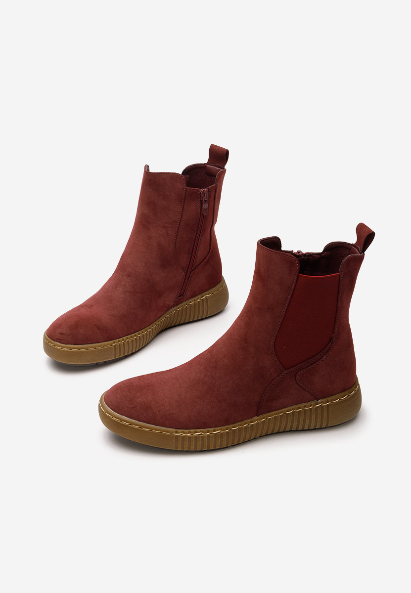 Stivaletto chelsea donna Sheela rosso