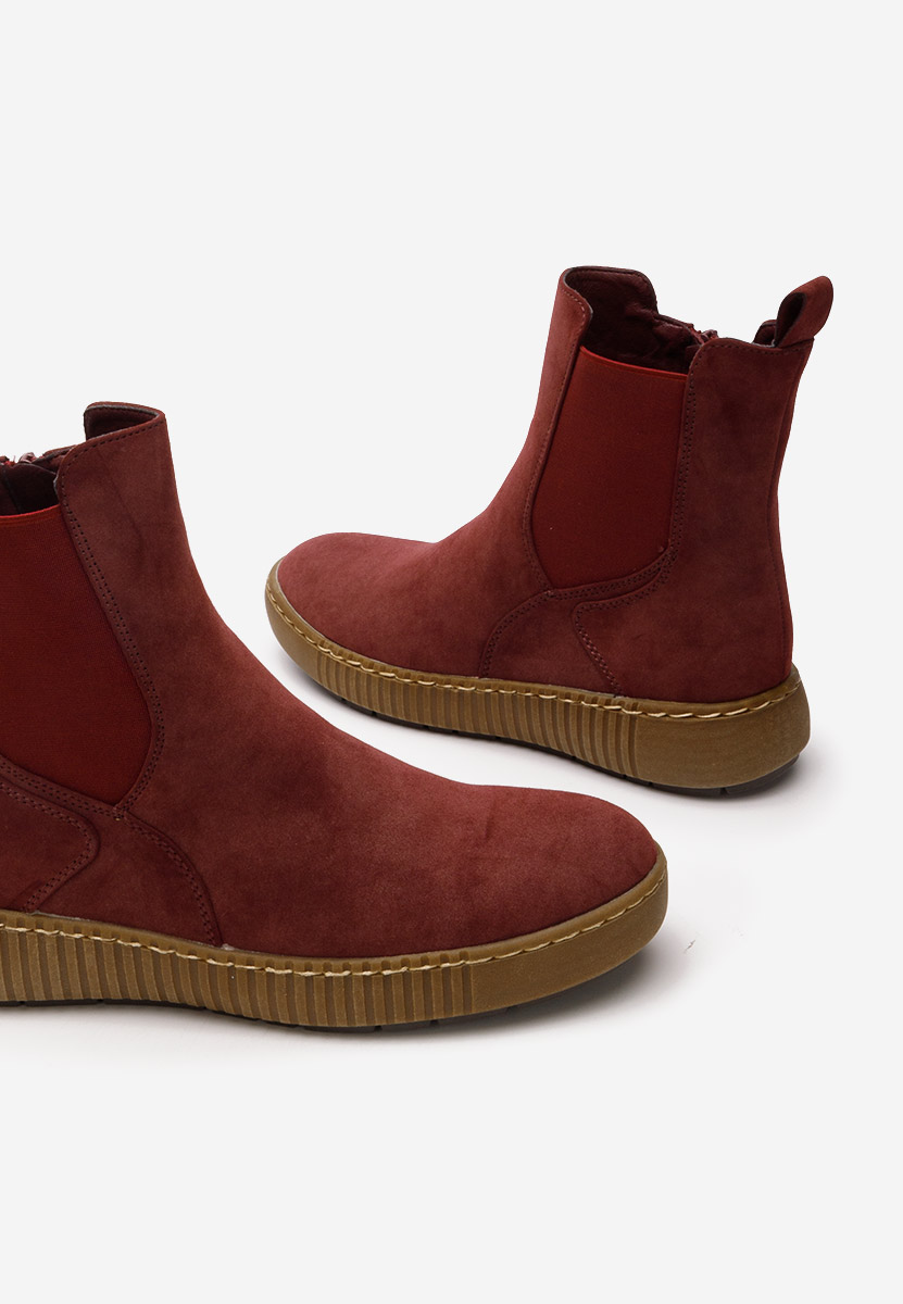 Stivaletto chelsea donna Sheela rosso