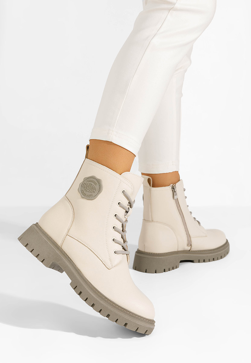 Stivaletti bassi donna Lizeth beige