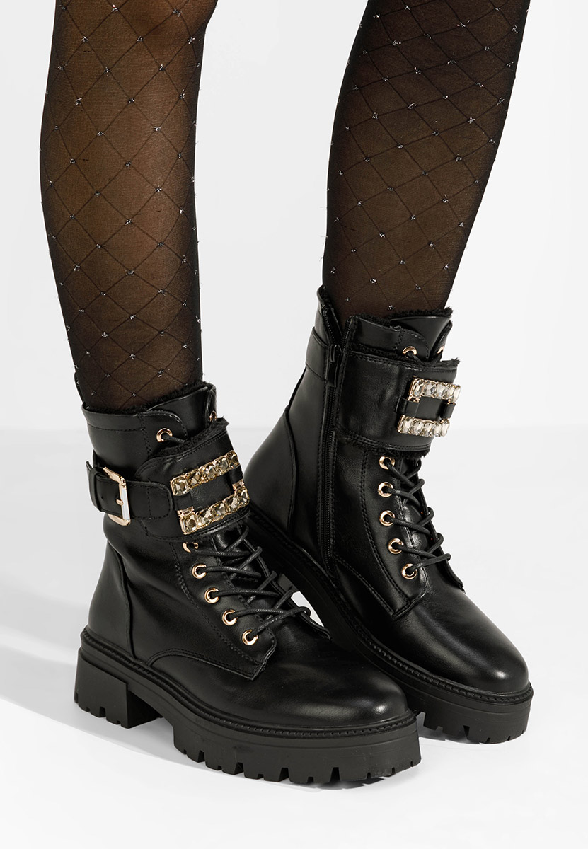 Scarponcini donna Acasia V2 nero