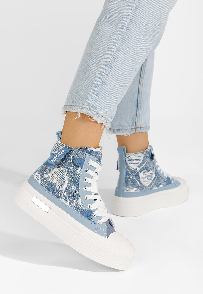 Scarpe da ginnastica High-Top Chelsie denim