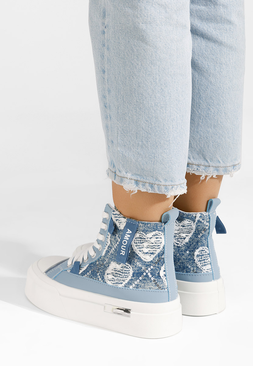 Scarpe da ginnastica High-Top Chelsie denim