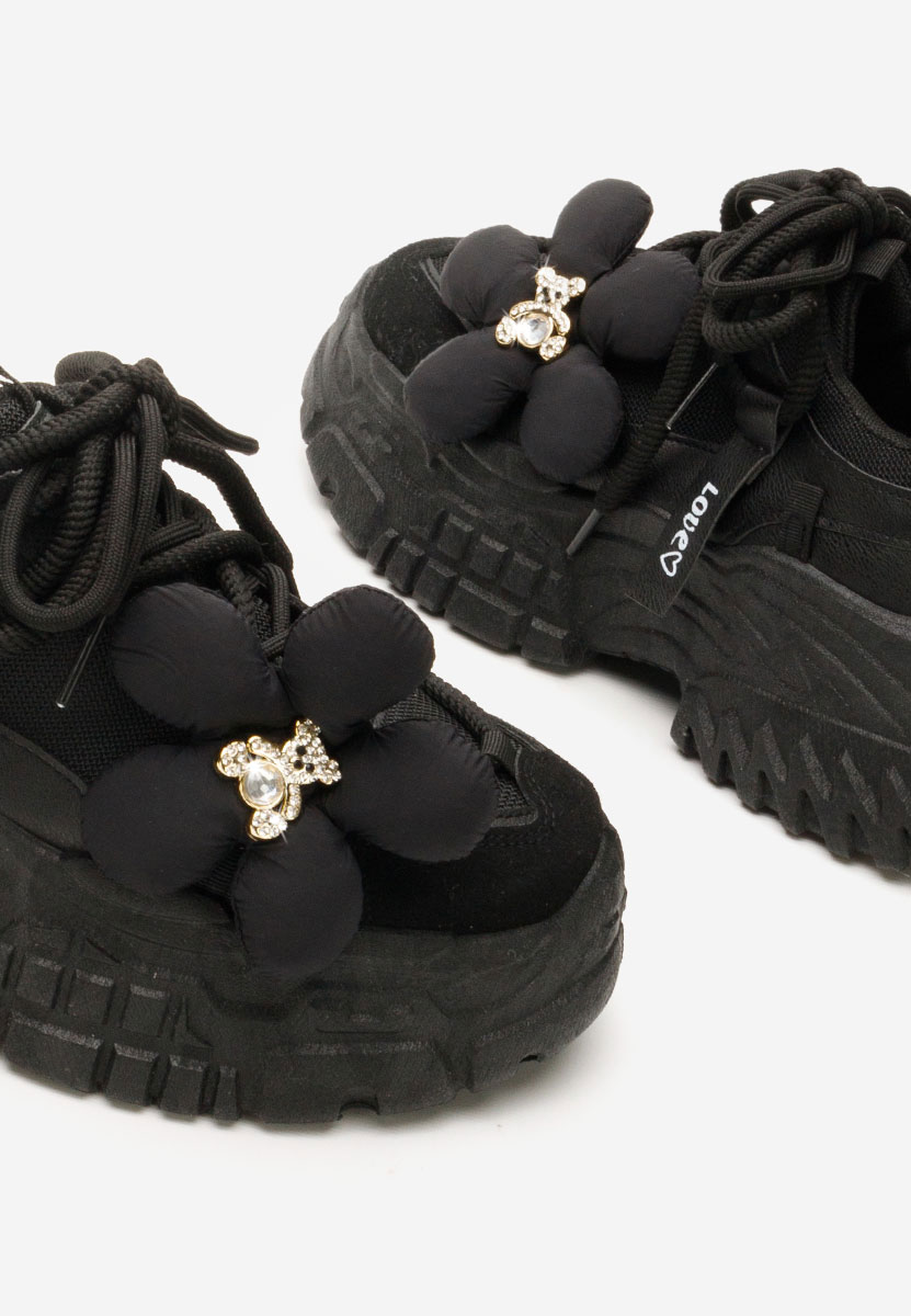 Sneakers con zeppa Shaina nero