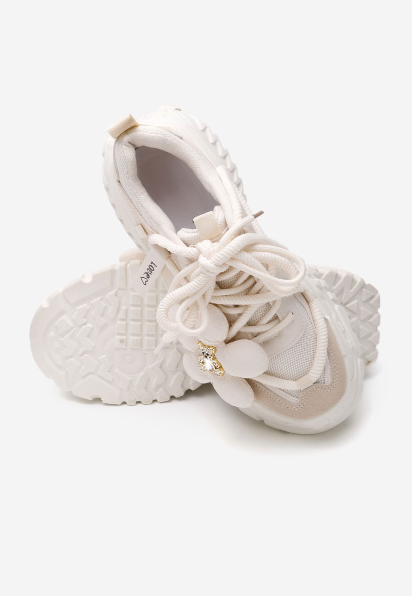 Sneakers con zeppa Shaina beige