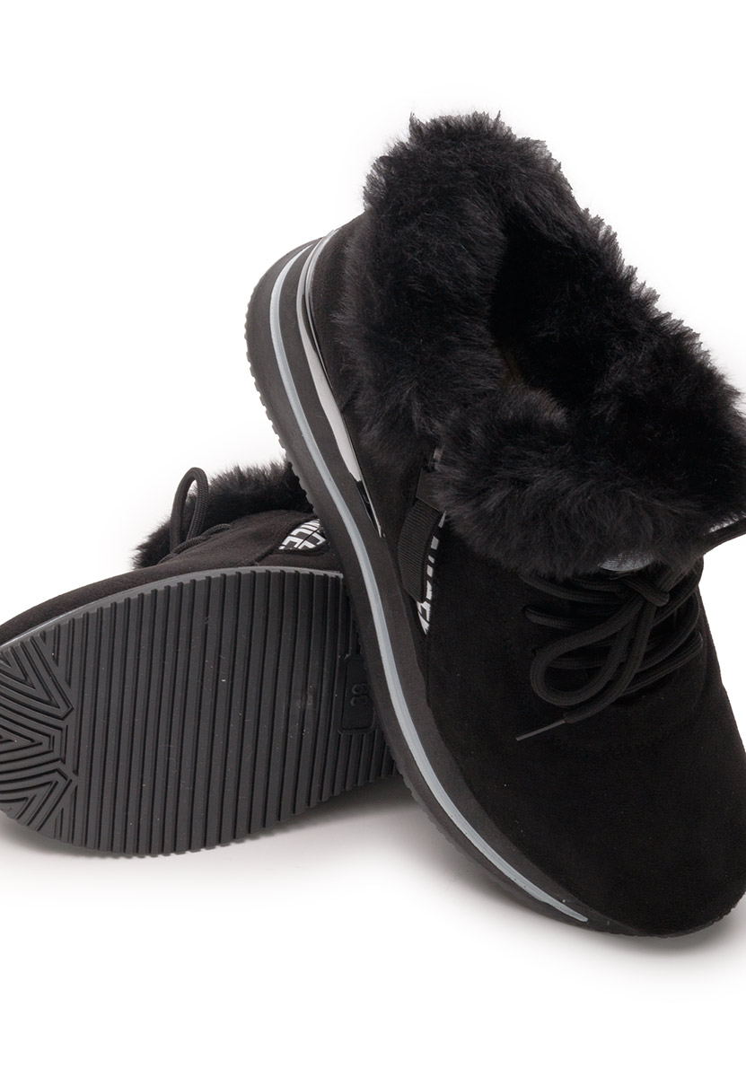 Sneakers donna invernali Hermina nero