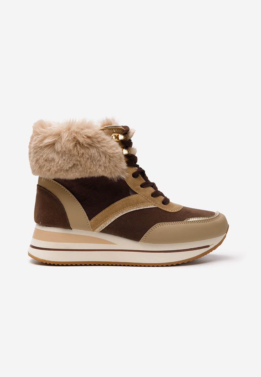 Sneakers donna invernali Mariah marrone