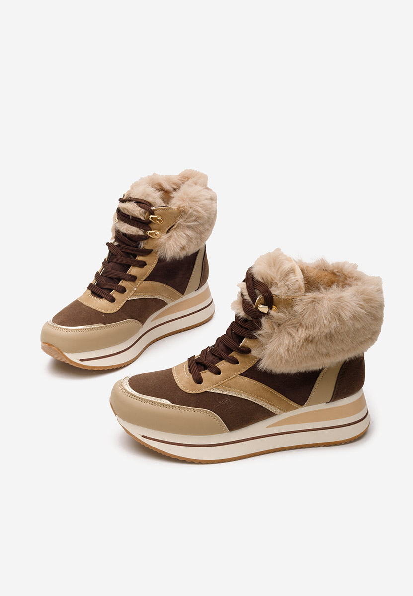 Sneakers donna invernali Mariah marrone