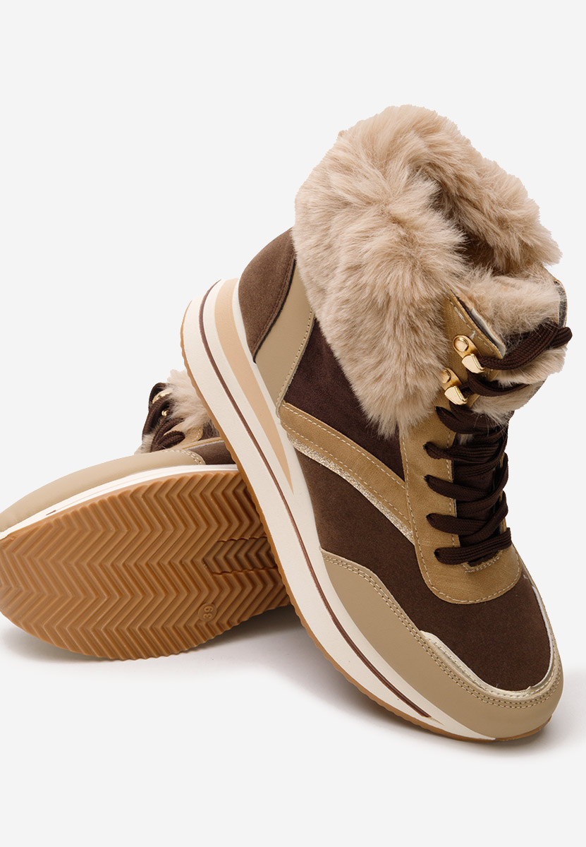 Sneakers donna invernali Mariah marrone