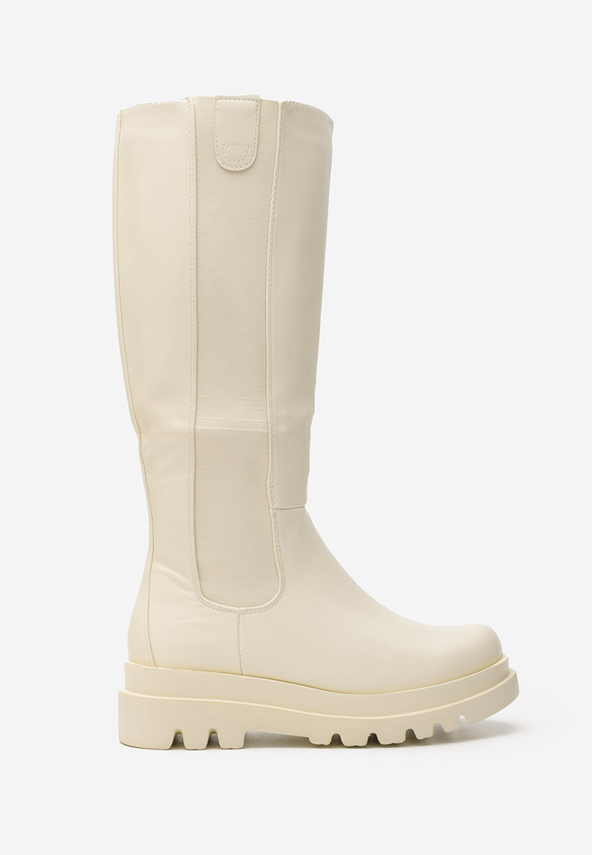 Stivali lunghi Kalma beige