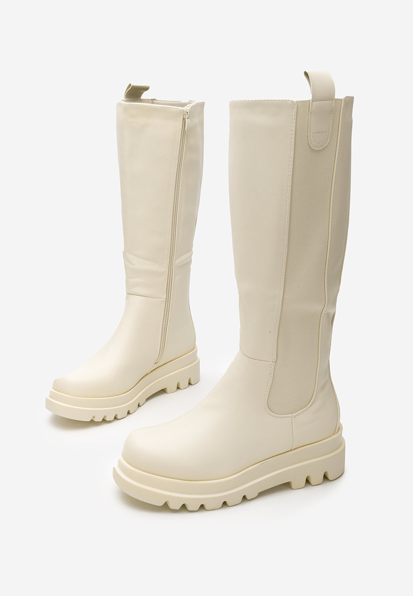Stivali lunghi Kalma beige