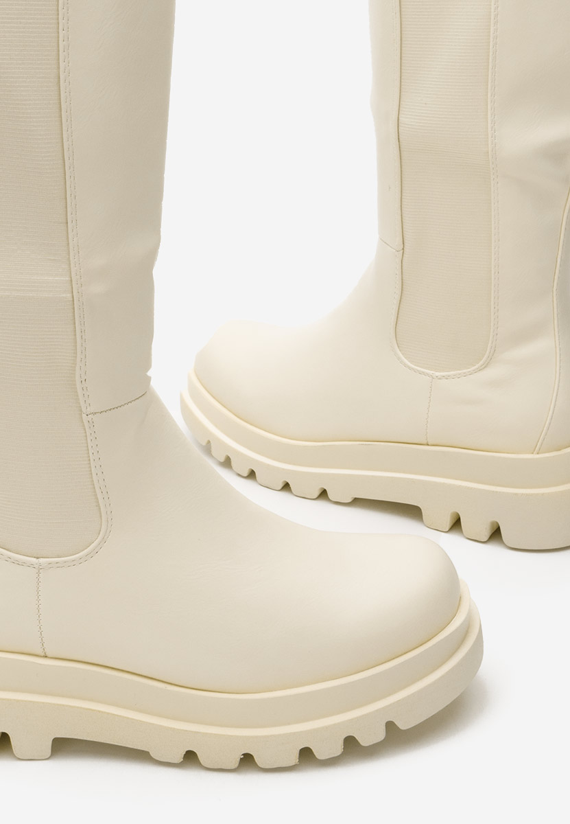 Stivali lunghi Kalma beige