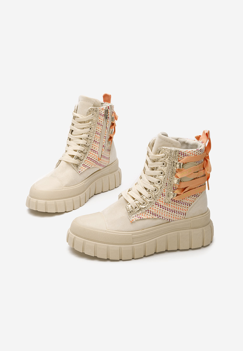 Stivaletti donna Brenia beige