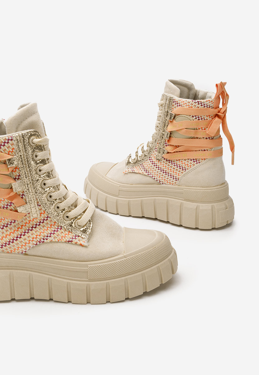 Stivaletti donna Brenia beige