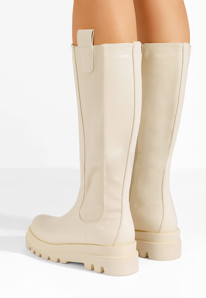 Stivali lunghi Kalma beige