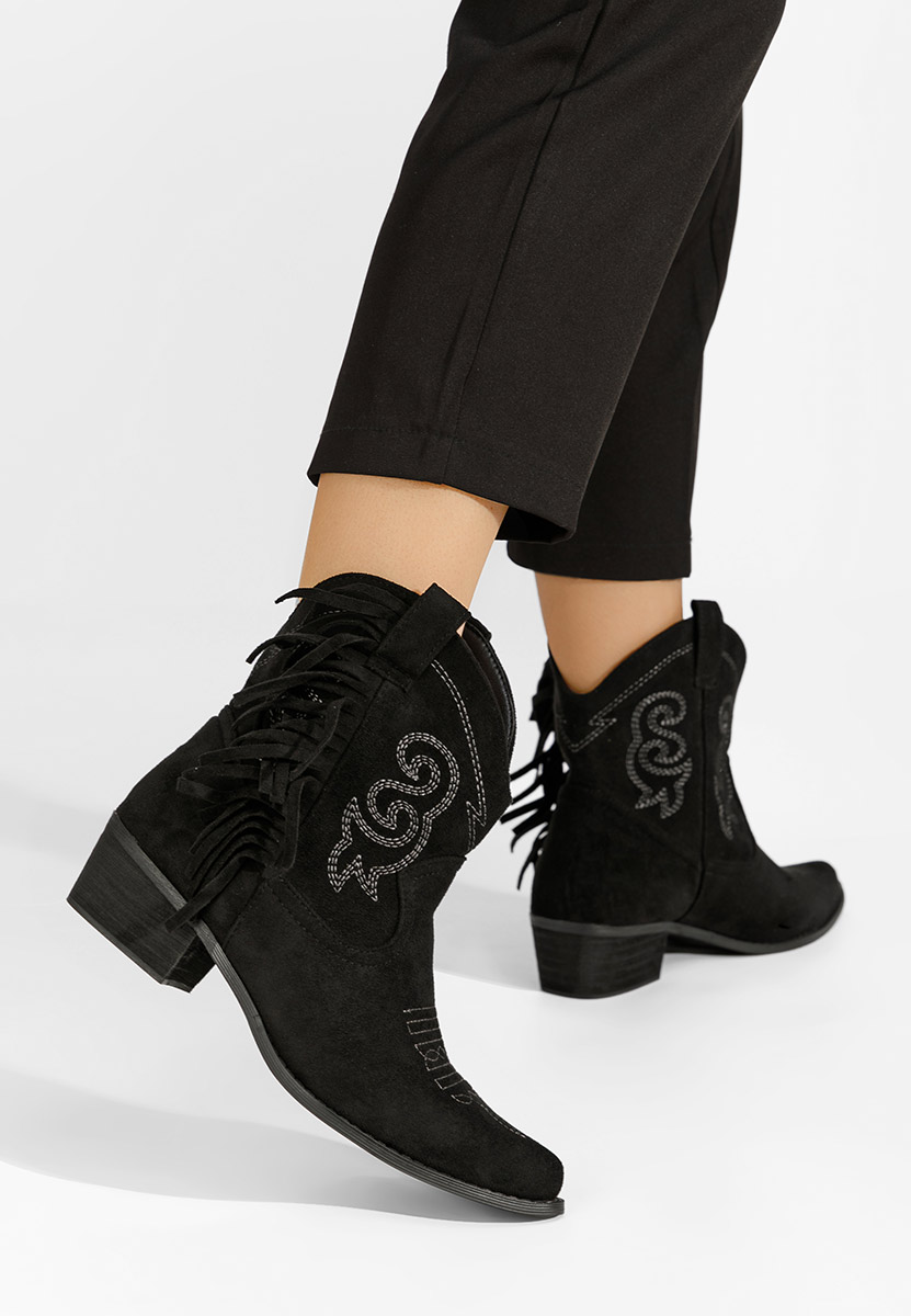 Stivaletti texani donna Matesa nero