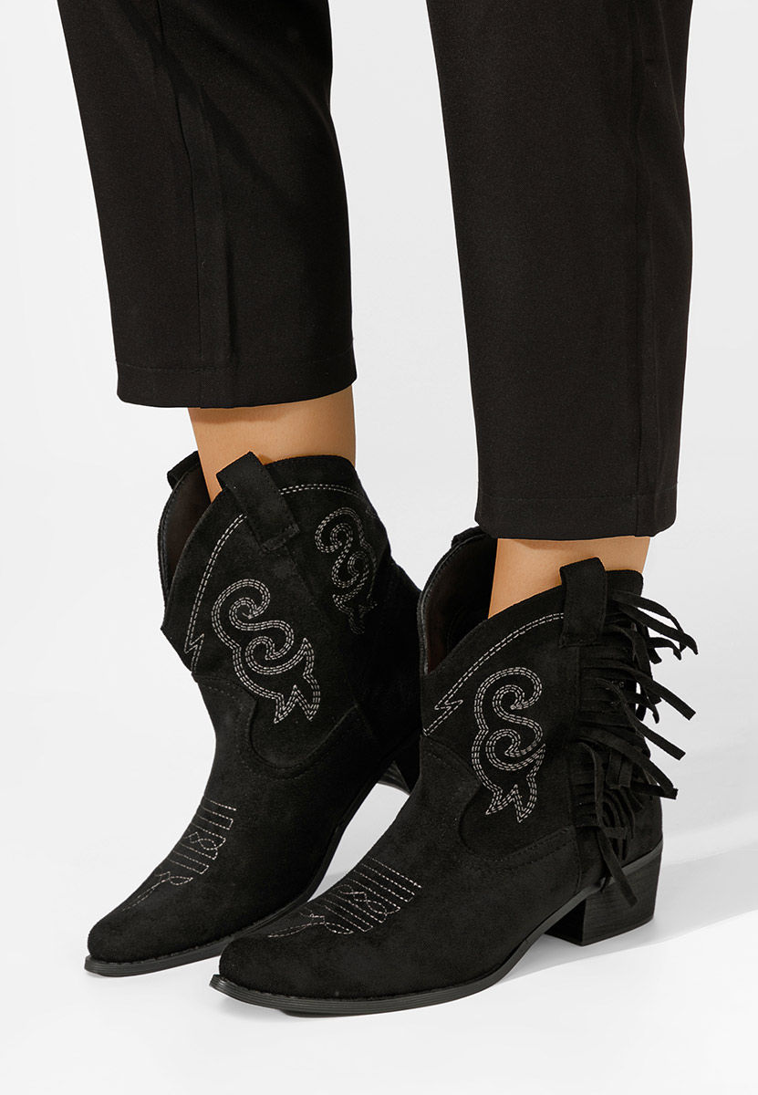 Stivaletti texani donna Matesa nero