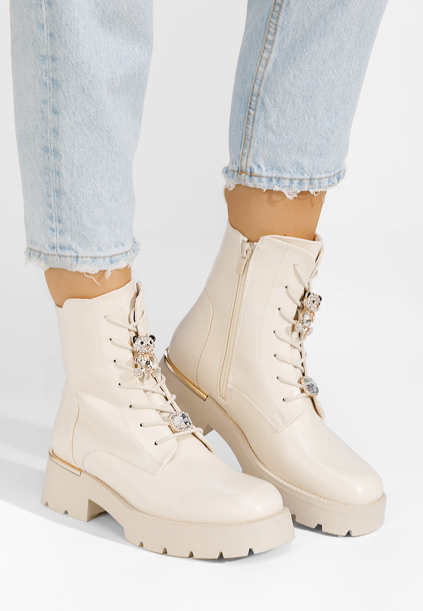 Scarponcini donna Maxine V3 beige
