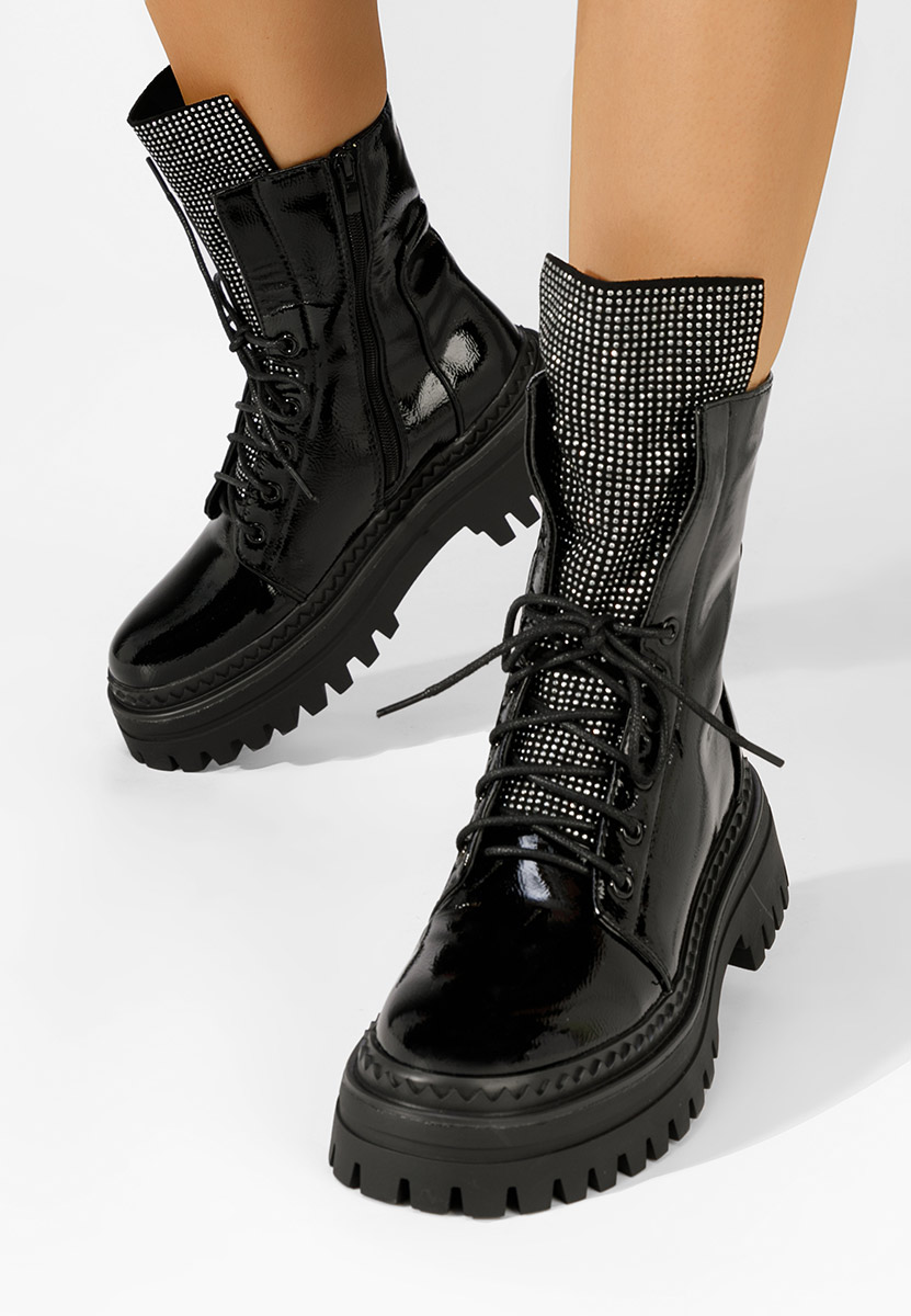 Scarponcini donna Siennara nero