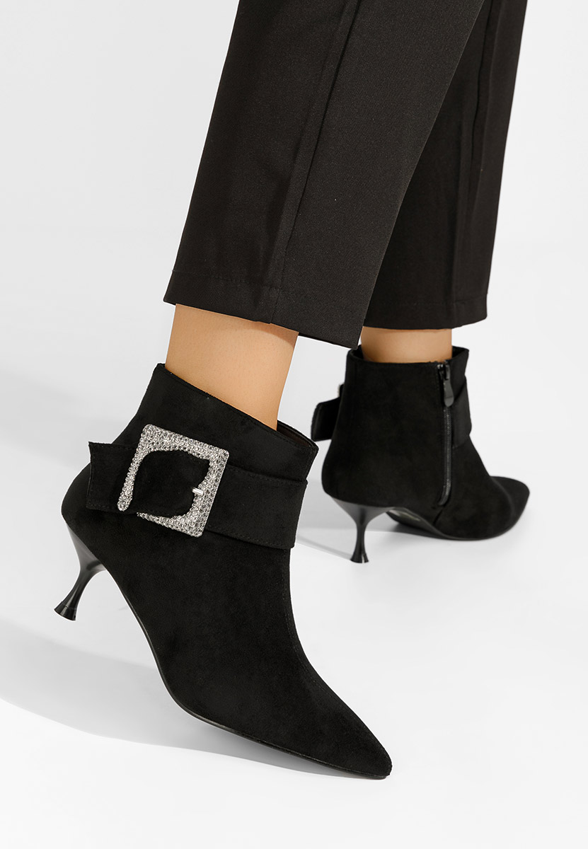 Tronchetti tacco a spillo Karlene nero