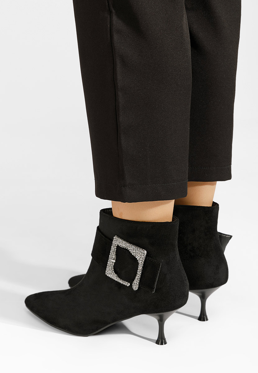 Tronchetti tacco a spillo Karlene nero