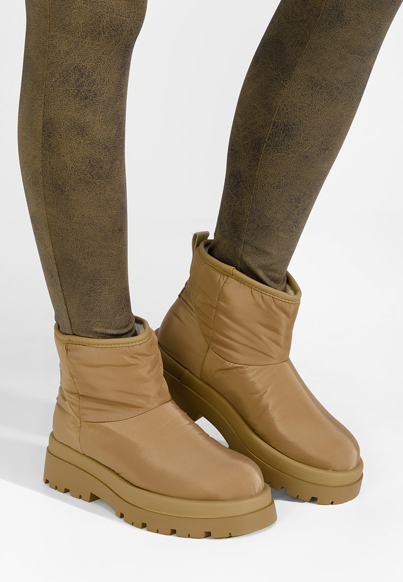 Stivaletti donna Silvianna cachi