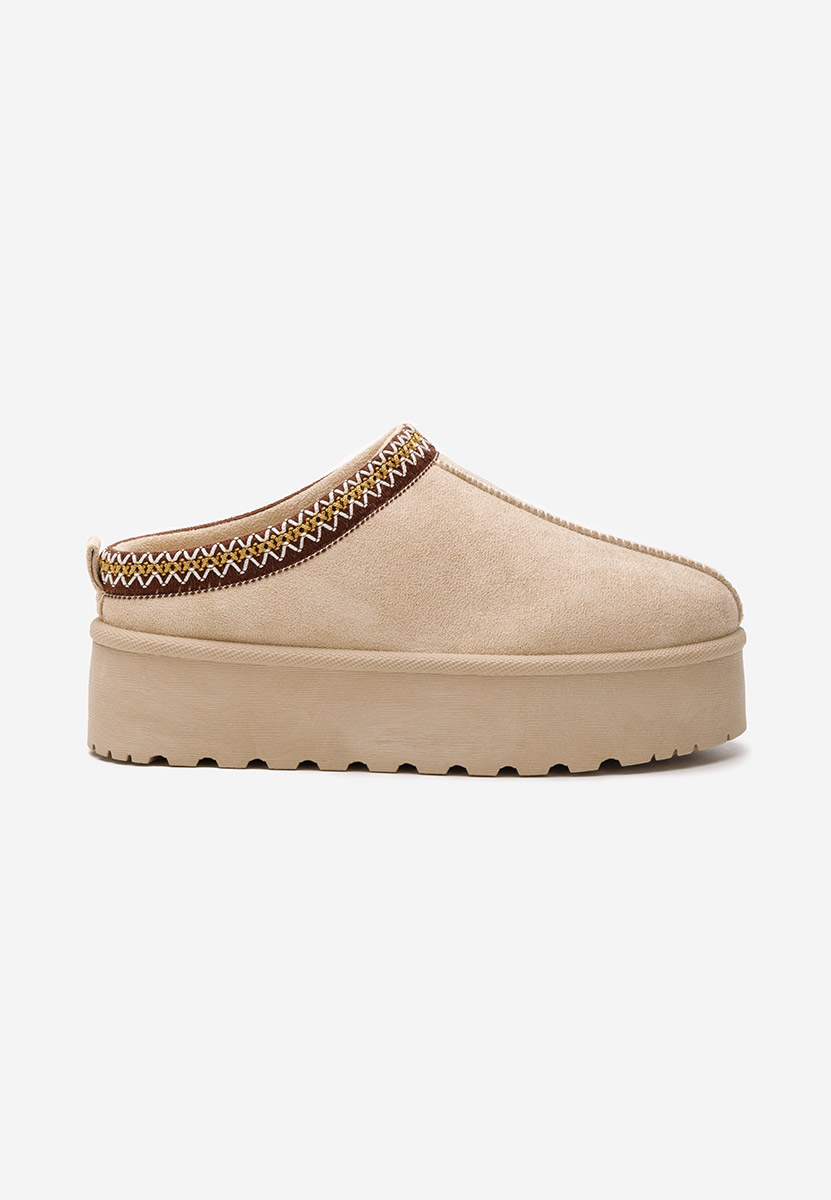 Ciabatte platform Esmie beige