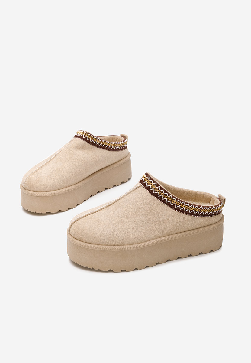 Ciabatte platform Esmie beige