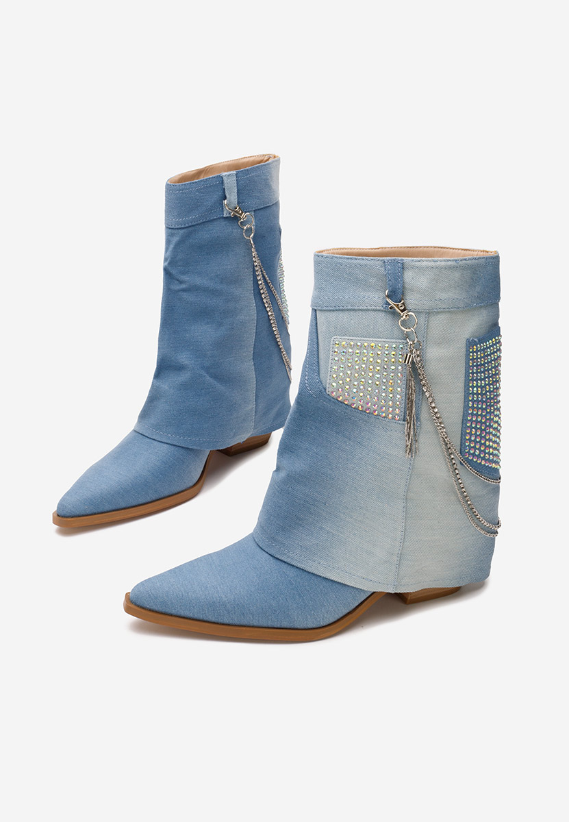 Stivaletti texani donna Loreen denim
