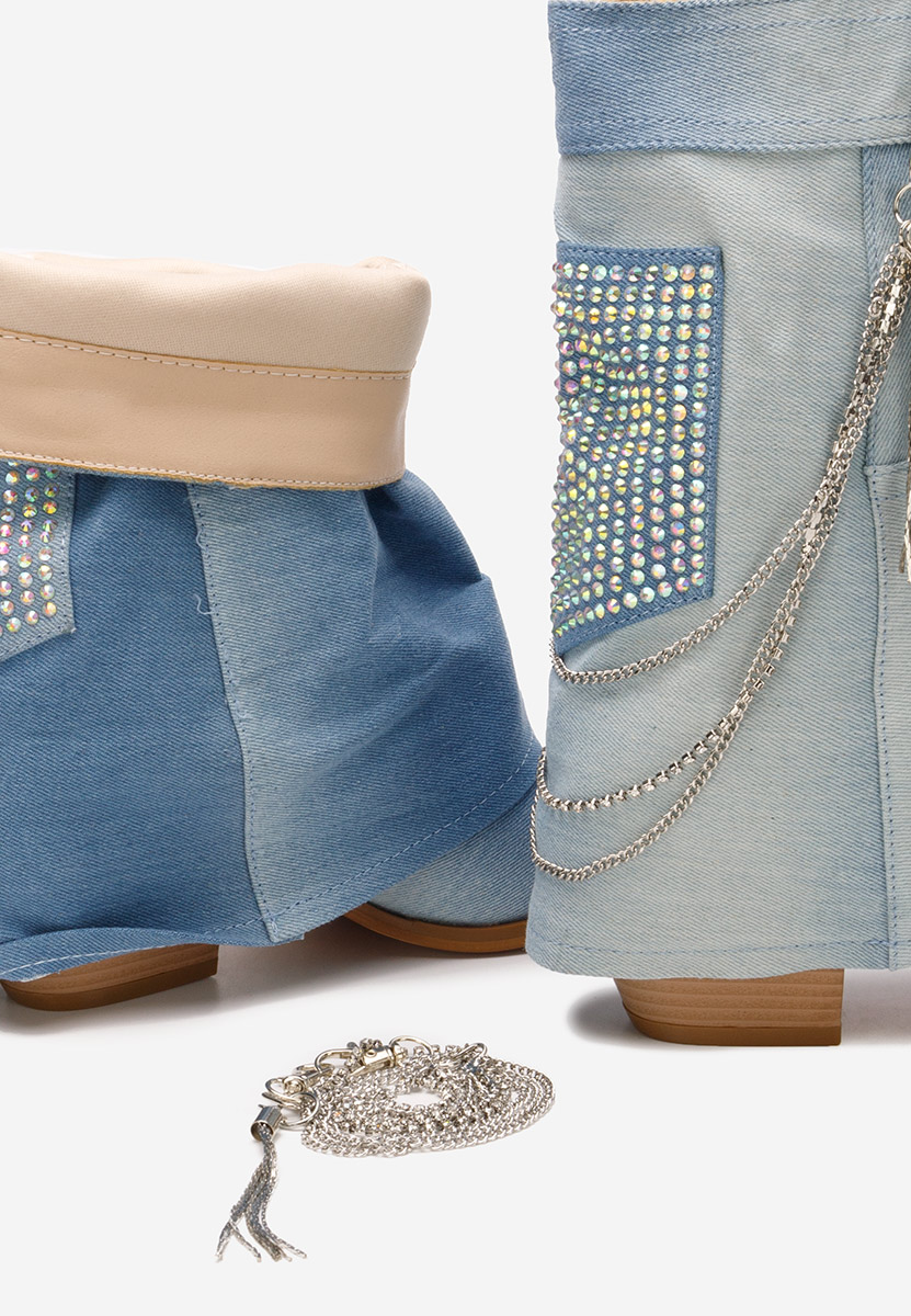 Stivaletti texani donna Loreen denim