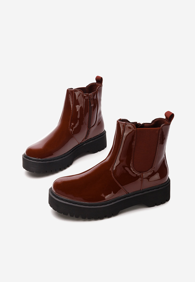 Stivaletto chelsea donna Ginger rosso