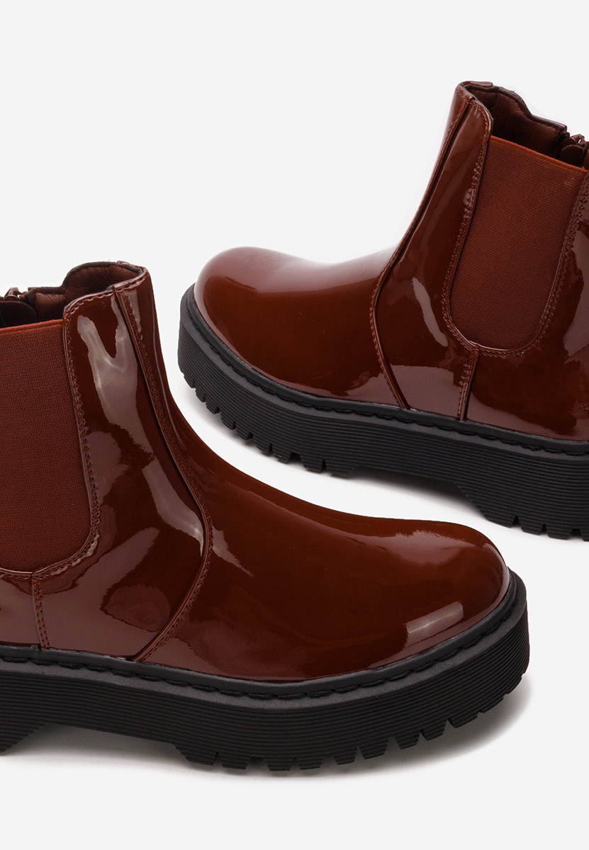 Stivaletto chelsea donna Ginger rosso