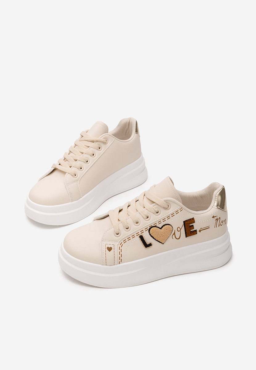 Sneakers con zeppa Stephenie beige