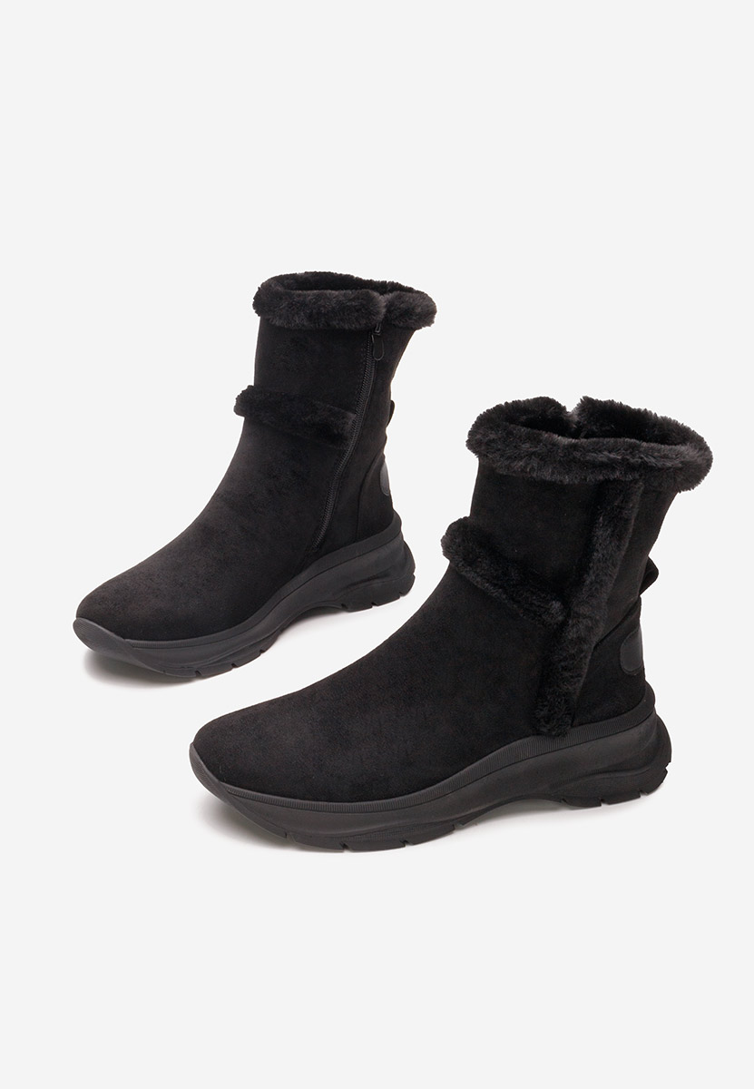 Stivaletti invernali donna Overall nero