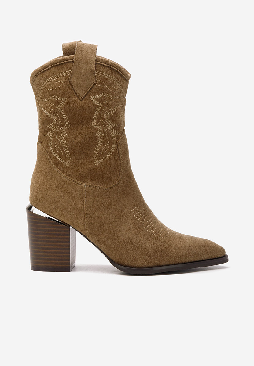 Stivaletti texani donna Sudera cachi