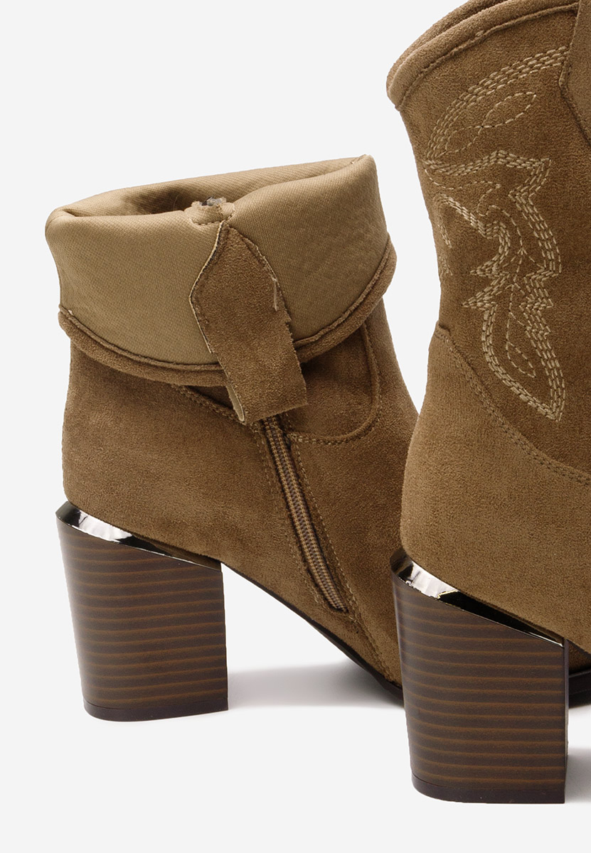 Stivaletti texani donna Sudera cachi
