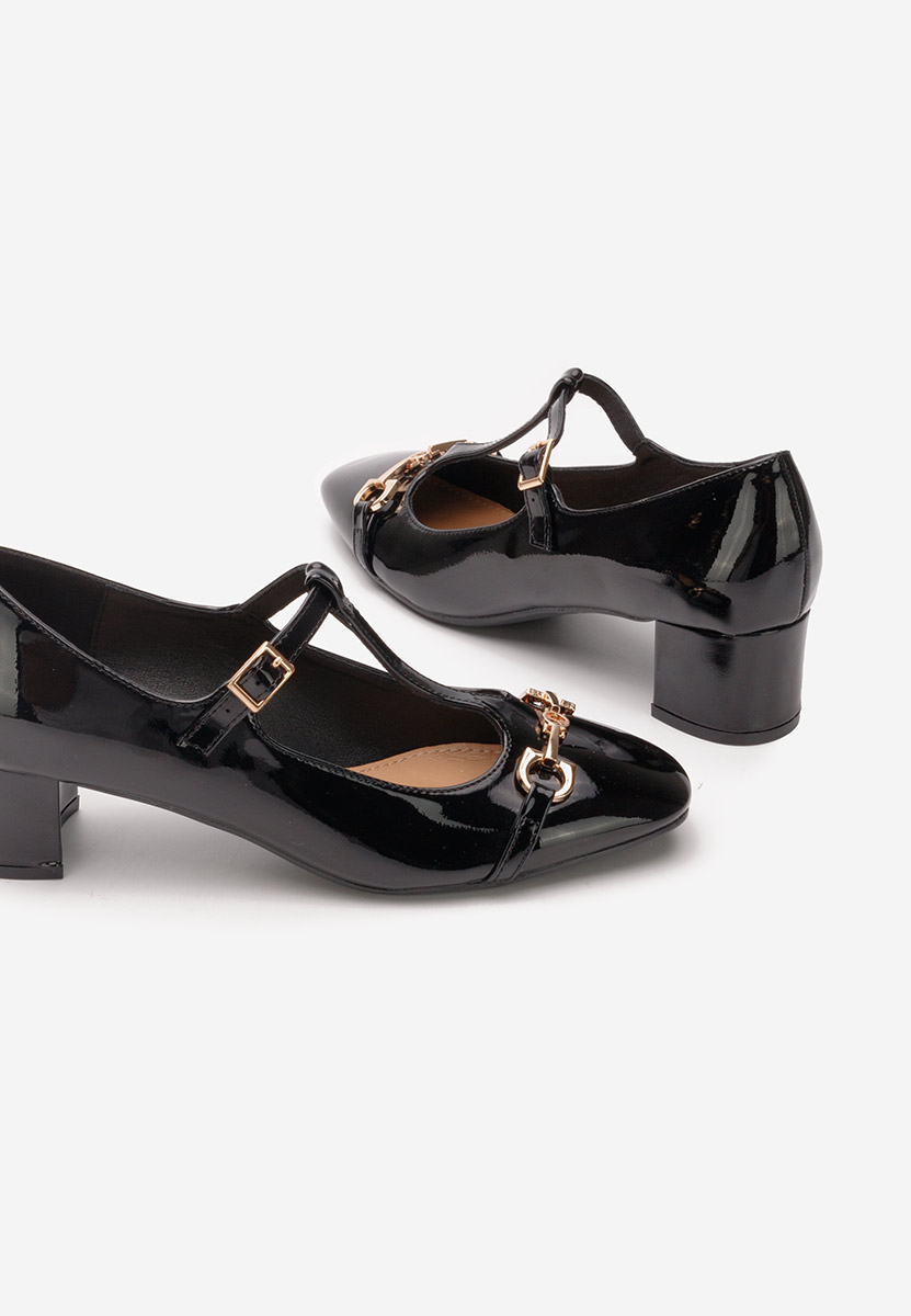 Décolleté tacco largo Lynnesse nero