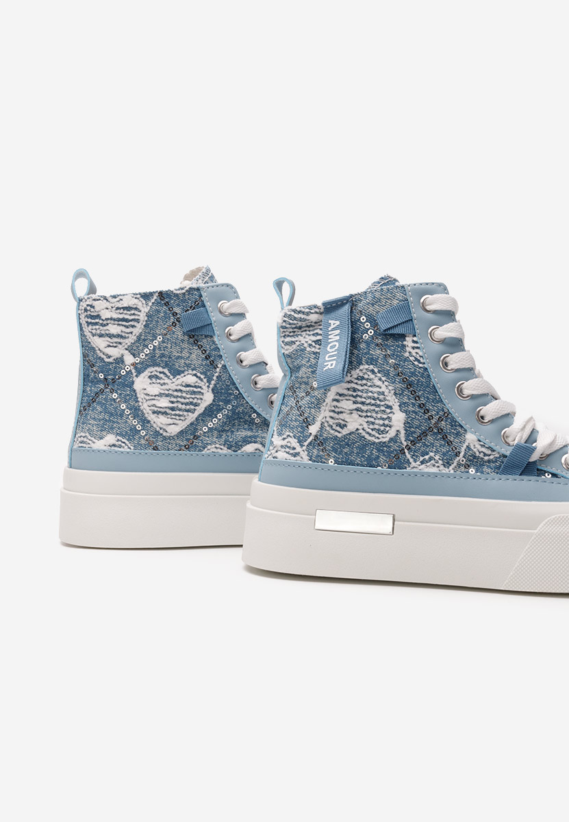 Scarpe da ginnastica High-Top Chelsie denim