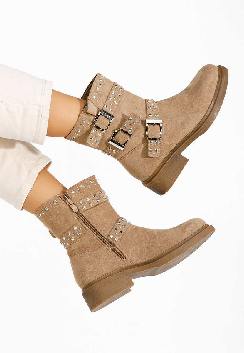 Stivaletti donna Marellen cachi