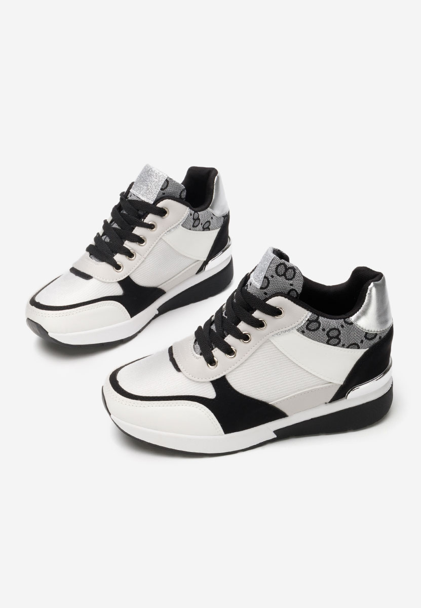 Sneakers con zeppa interna Kali bianchi