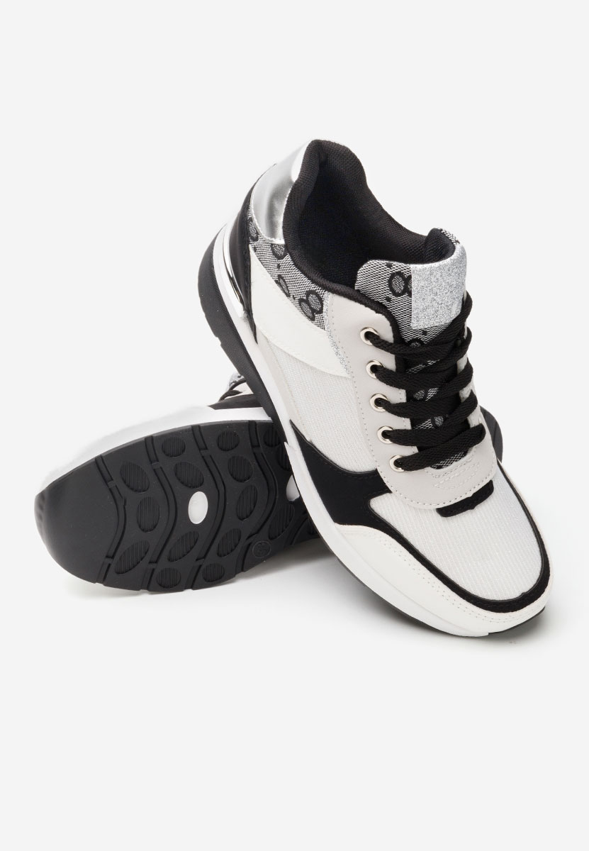 Sneakers con zeppa interna Kali bianchi