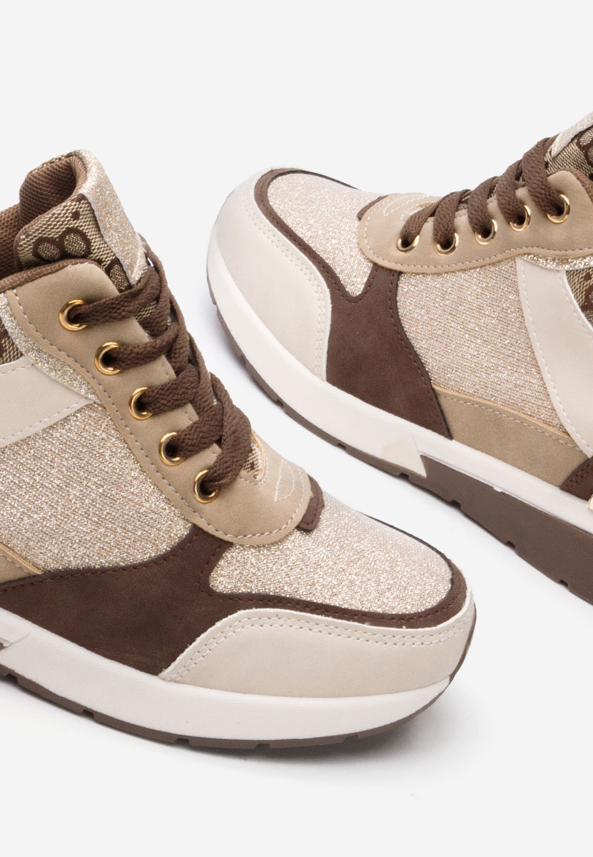 Sneakers con zeppa interna Kali cachi