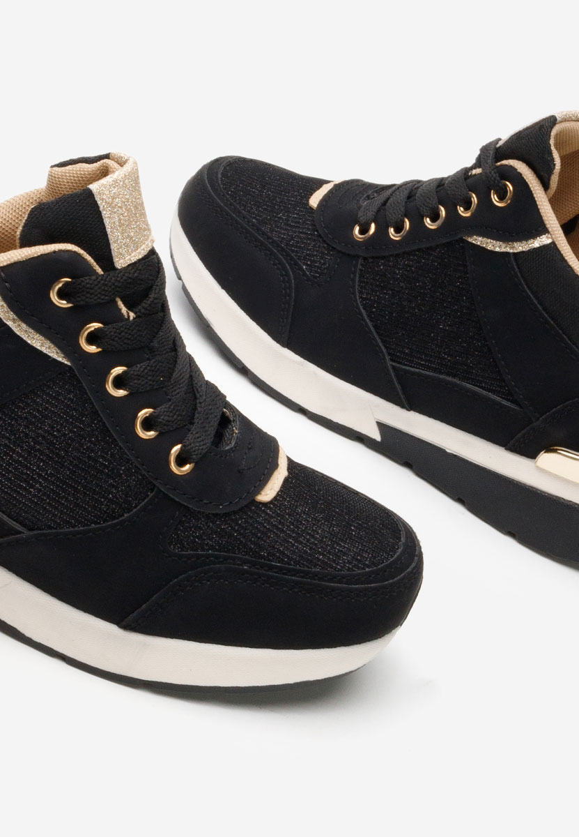 Sneakers con zeppa Kali nero