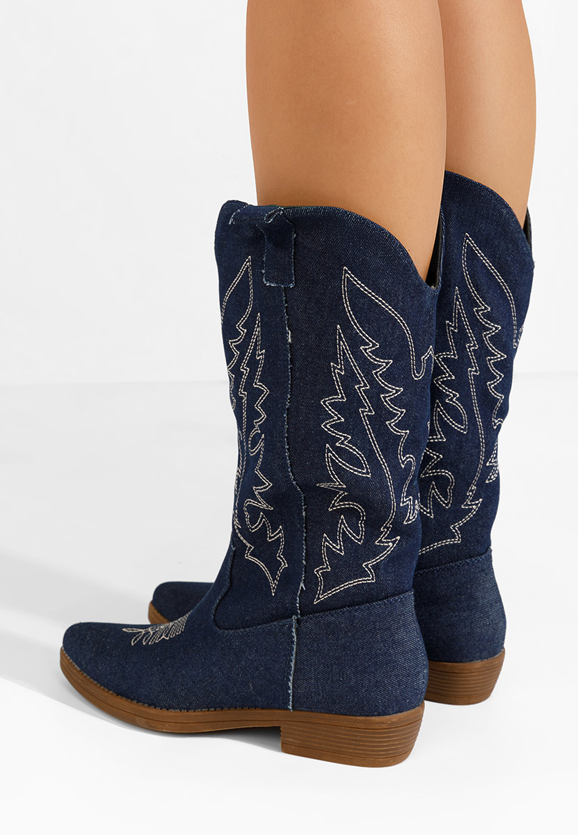 Stivali cowboy donna Venezuela denim